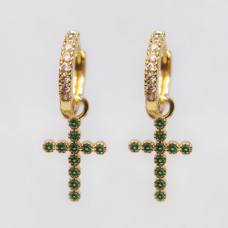 Charm kors grønn