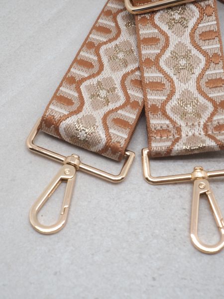 Hovedbilde Veskestropp vevet cognac