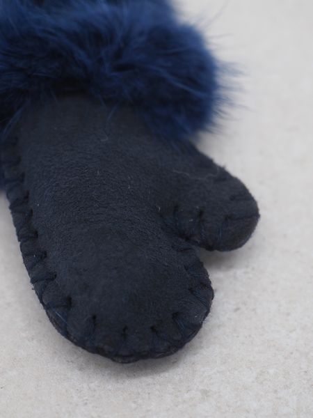 Hovedbilde Veskepynt med vott mørkeblå