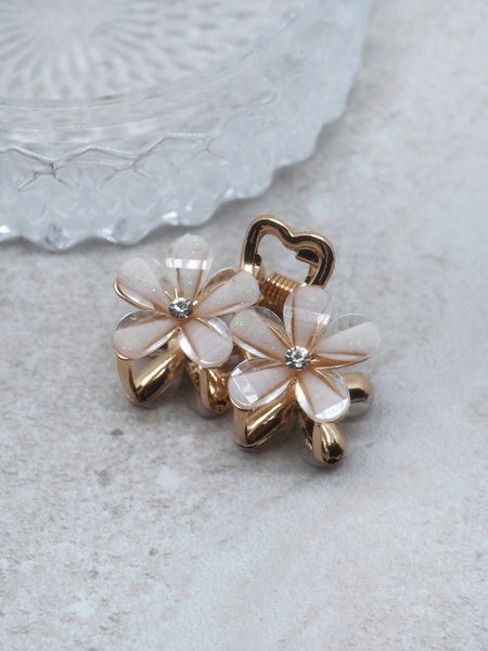 Hovedbilde Hårklype blomster hvit