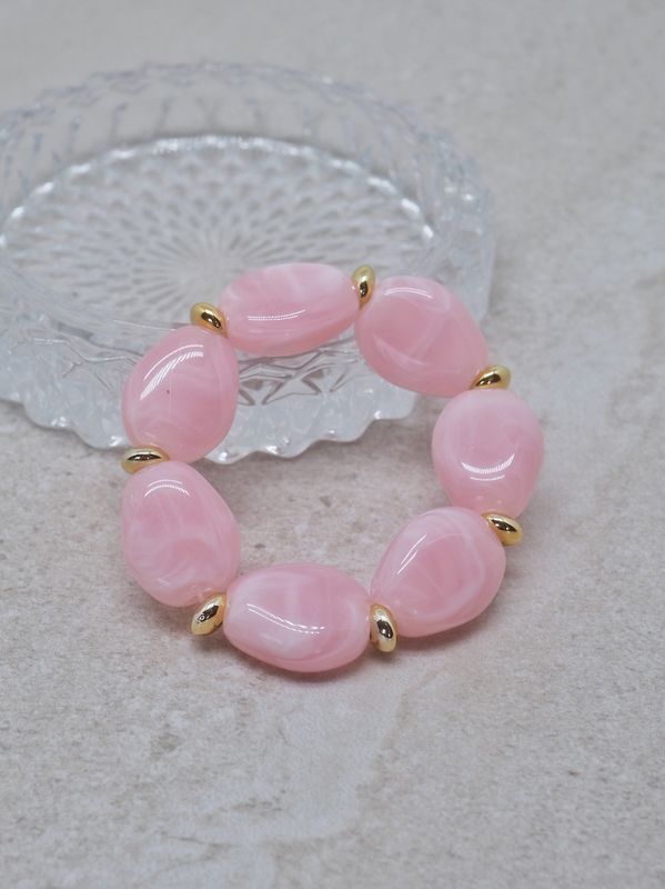 Plexiglass armbånd lyserosa