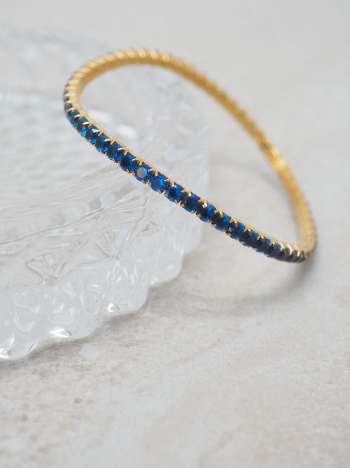Hovedbilde Tennisarmbånd strikk blå