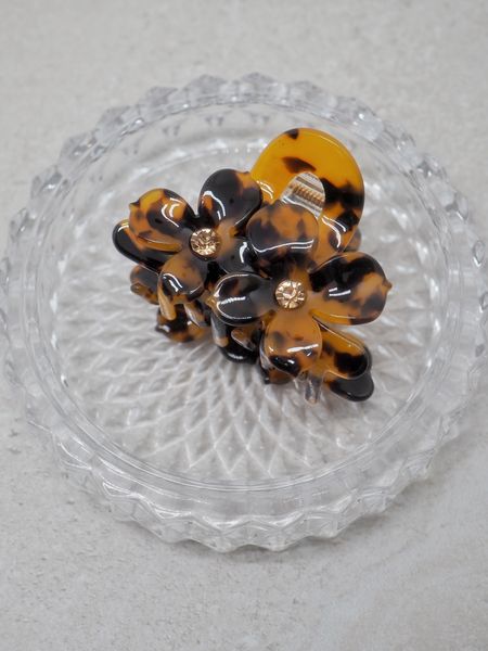 Hovedbilde Hårklype blomster dyremønster