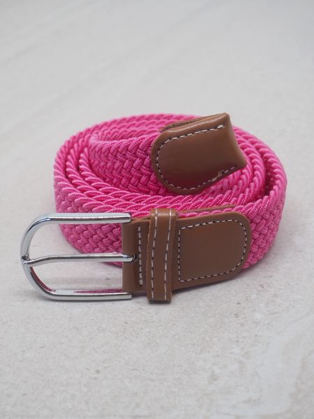 Hovedbilde Flettet elastisk belte fuksia
