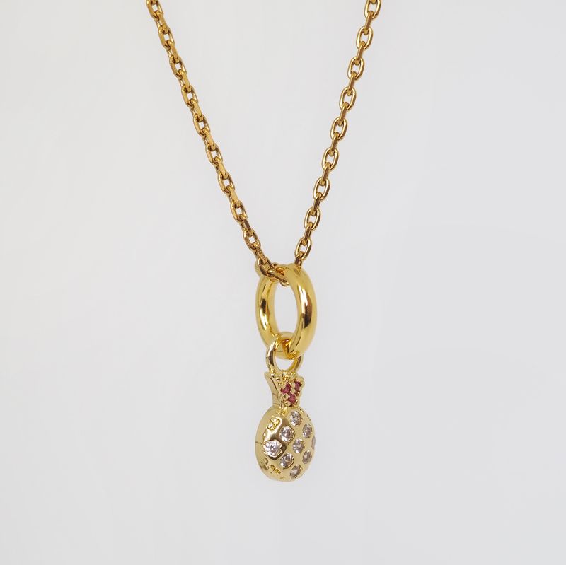 Charm ananas rosa