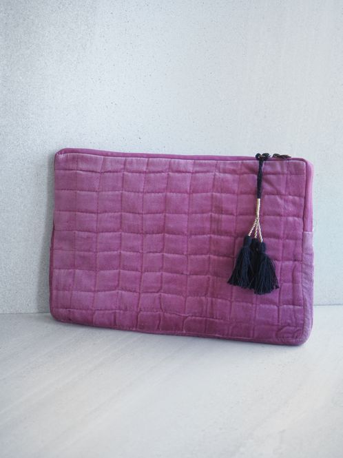 Hovedbilde Pc-cover velur rosa
