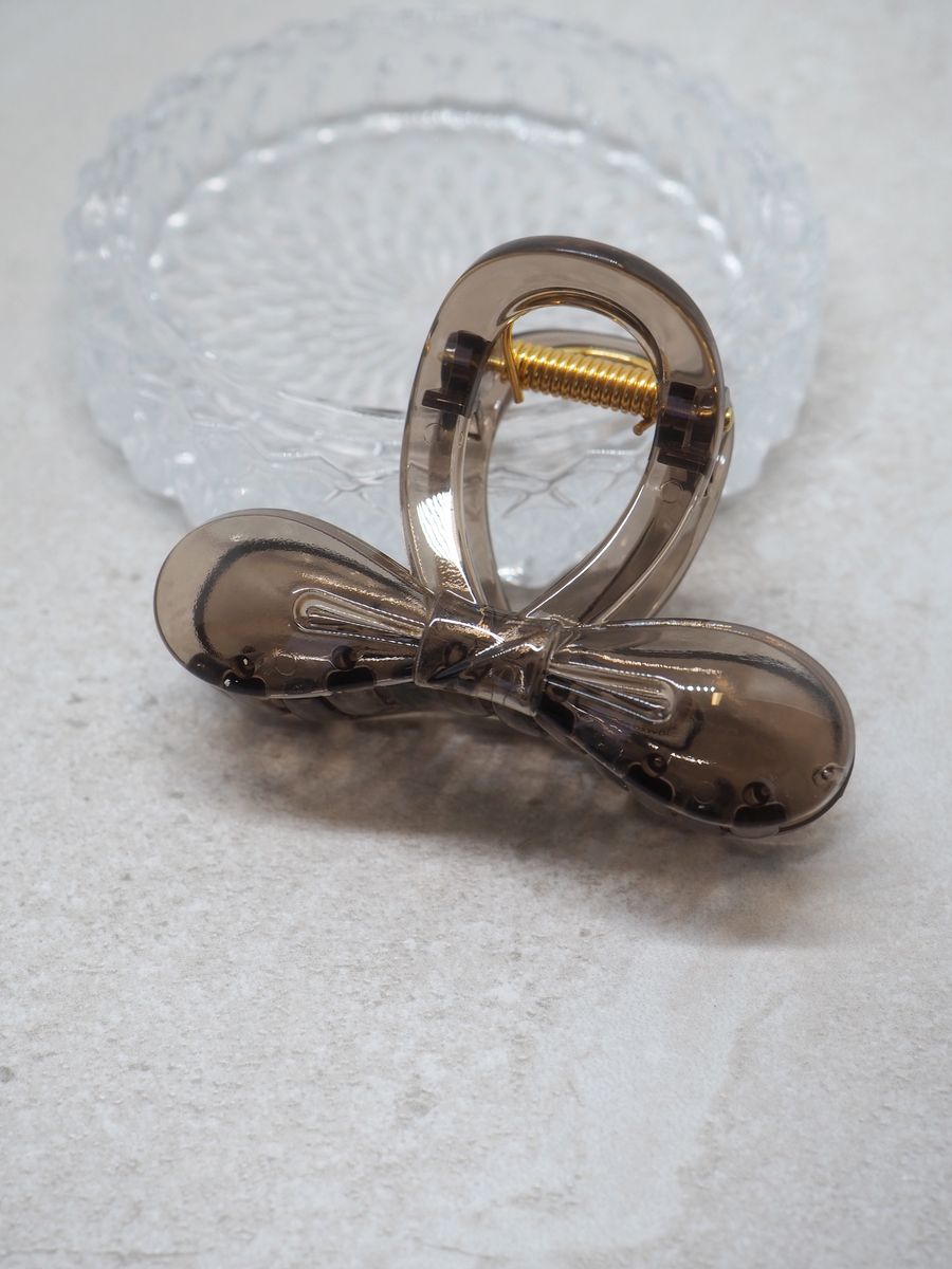 Hårklype sløyfe brun