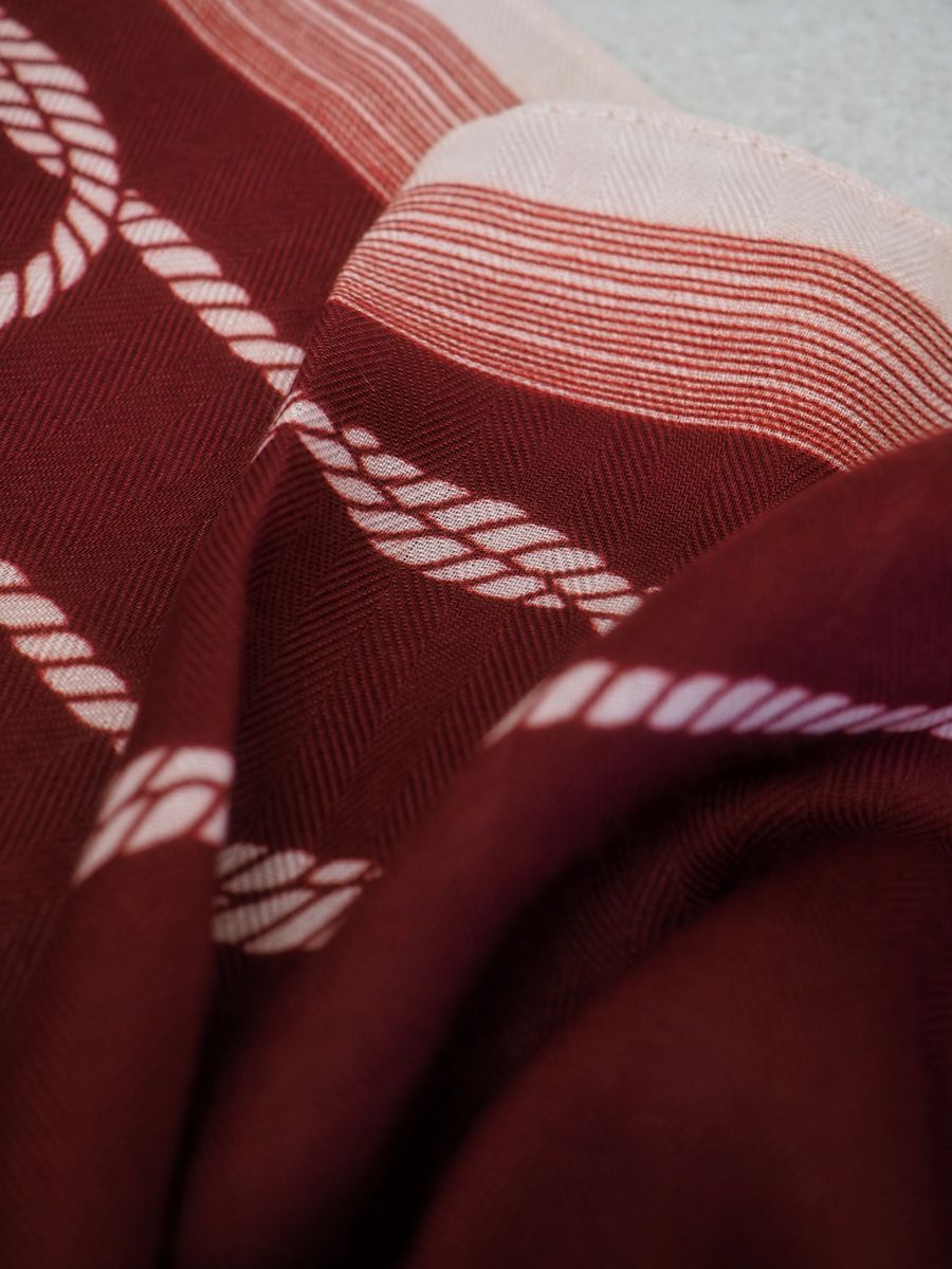 Lunt skjerf i bordeaux