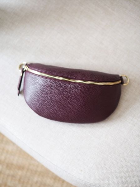 Hovedbilde Skinn Bumbag bordeaux