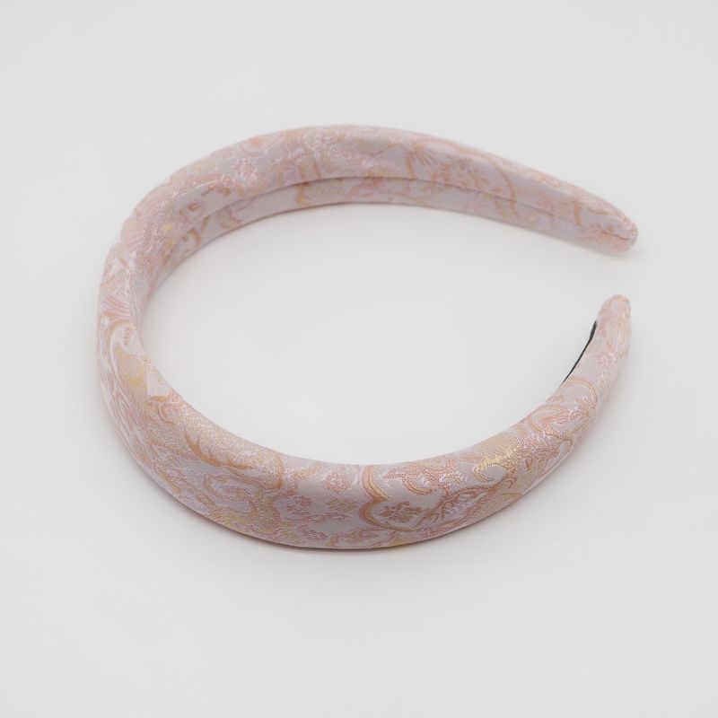 Hårbøyle paisley rosa