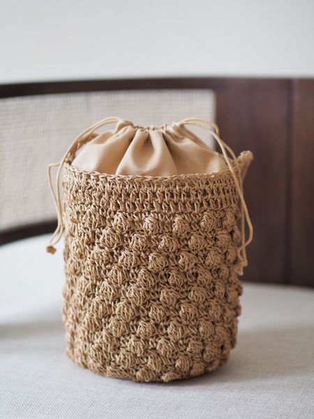 Hovedbilde Raffia veske khaki