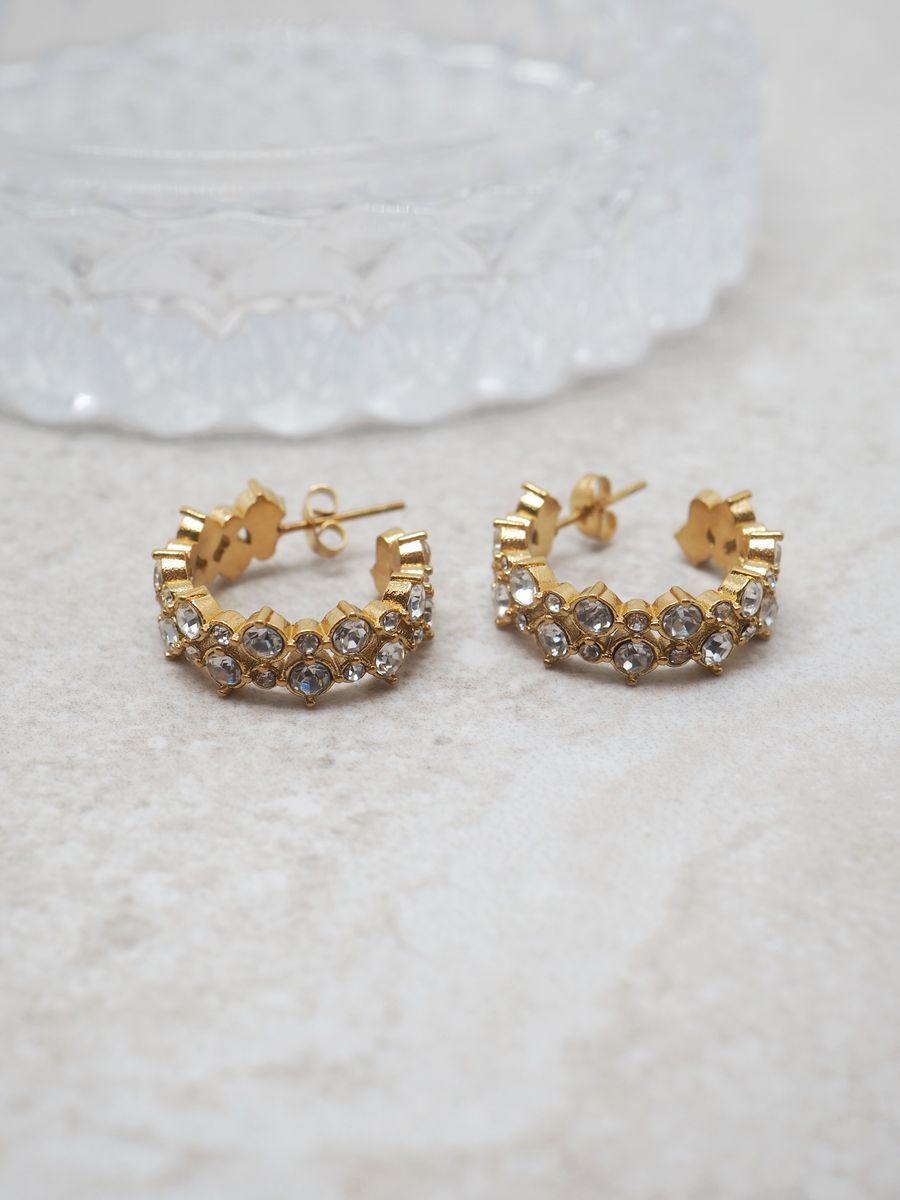 Øredobber med zirkoner