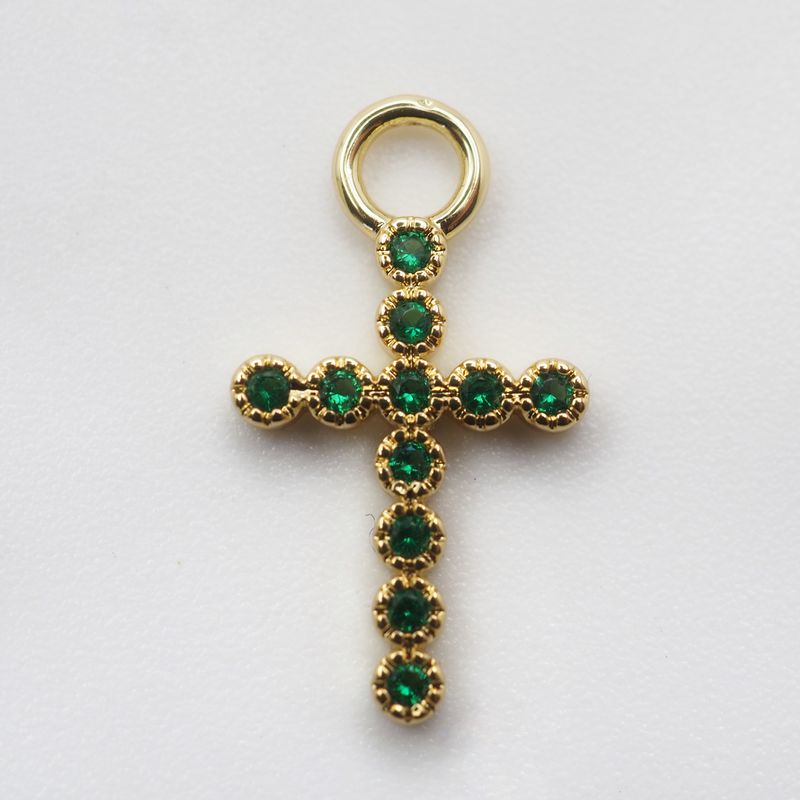 Charm kors grønn