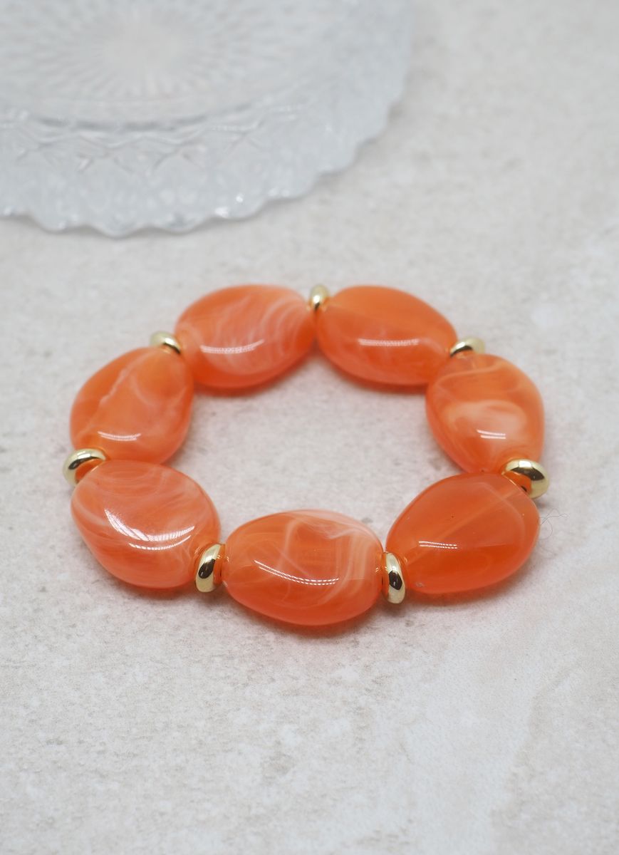 Plexiglass armbånd oransje