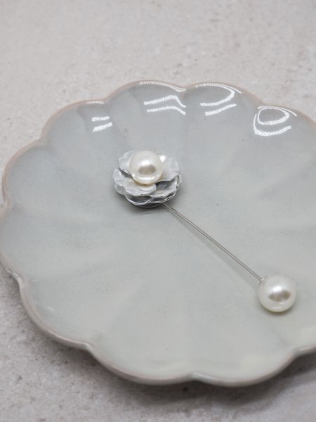 Hovedbilde 7DAYS brosje blomsterpin sølv