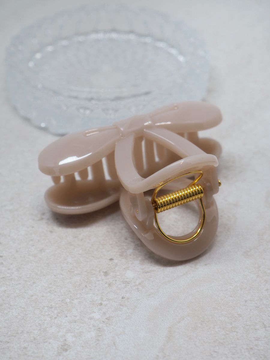 Hårklype sløyfe off-white